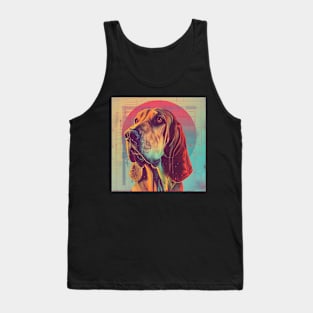 Bloodhound in 80's Tank Top